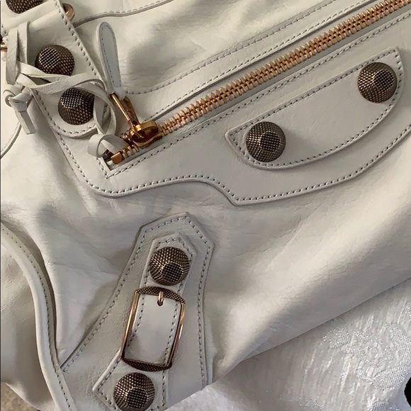 **~SOLD~** BALENCIAGA Giant 21 Rose Gold Part Time Off White - Picture 7 of 7